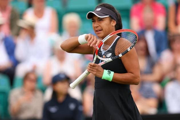 17th June 2023; Nottingham Tennis Centre, Nottingham, England: Rothesay Nottingham Open, Day 6; Heather Watson during her match with Katie Boulter, womens singles semi-final match  ActionPlus12520312 ShaunxBrooks