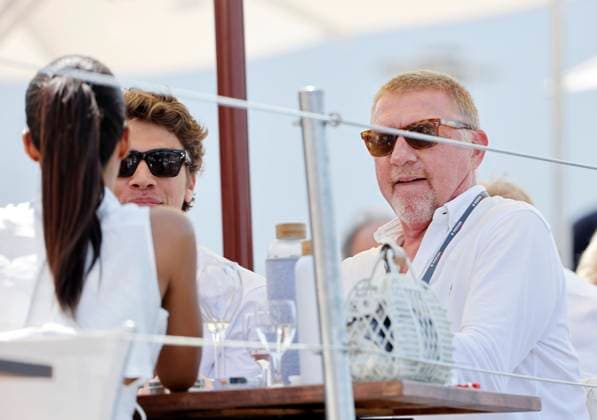 Tennis, Boris Becker as guest at the ATP tournament in Stuttgart