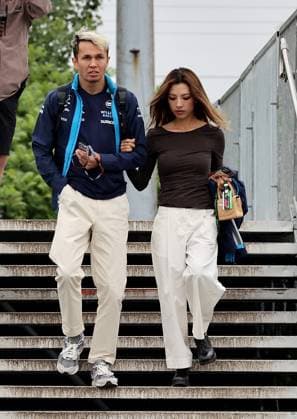 FORMULA 1 AWS GRAND PRIX DU CANADA 2023 17 06 2023, Circuit Gilles Villeneuve, Montreal, FORMULA 1 AWS GRAND PRIX DU CANADA 2023 , in picture Alexander Albon GBR , Williams Racing with girlfriend Lily Muni nordphotoxGmbHx xBratic nph00250