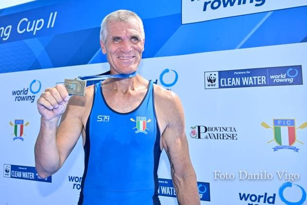 PR2 Men s Single Sculls Final: Daniele Stefanoni (ITA) bronze medal during 2023 World Rowing Cup II, Canoying in Varese, Italy, June 16 2023  Copyright: xDaniloxVigo IPAxSportx xipa-agenx xx 0 IPA_IPA38693067