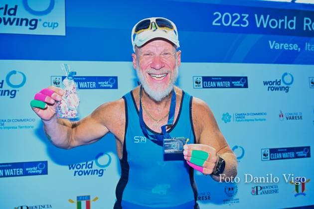 PR2 Men s Single Sculls Final: Gian Filippo Mirabile (ITA) silver medal during 2023 World Rowing Cup II, Canoying in Varese, Italy, June 16 2023  Copyright: xDaniloxVigo IPAxSportx xipa-agenx xx 0 IPA_IPA38693077
