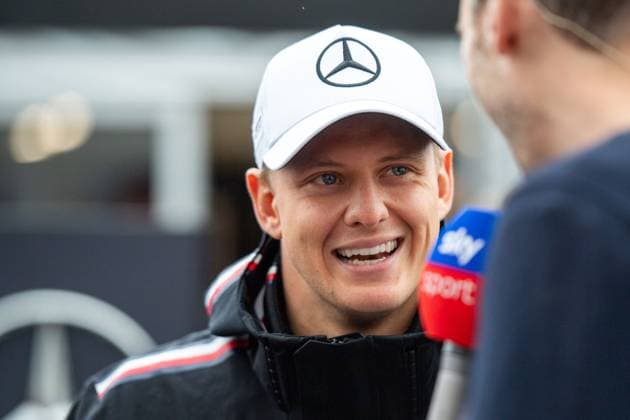 Mick Schumacher GER, Mercedes AMG Petronas F1 Team, 47 at Sky Sport F1 Interview, CAN, Formula 1 World Championship, Canadian Grand Prix, Circuit de Gilles Villeneuve Montreal, Free Practice, 17 06 2023 CAN, Formula 1 World Championship, Canadian Grand Prix, Circuit de Gilles Villeneuve Montreal, Free Practice, 17 06 2023 Montreal Copyright: xEibner Memmlerx EP_MMR