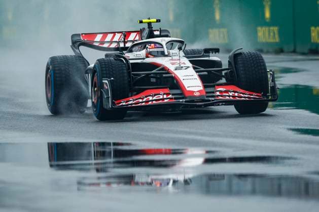 27 HULKENBERG Nico (ger), Haas F1 Team VF-23 Ferrari, action during the Formula 1 Pirelli Grand Prix du Canada, 8th round of the 2023 Formula One World Championship, WM, Weltmeisterschaft from June 16 to 18, 2023 on the Circuit Gilles Villeneuve, in MontrÃ al, Canada - F1 - CANADIAN GRAND PRIX 2023 DPPI Panoramic  00123020__R3_0620