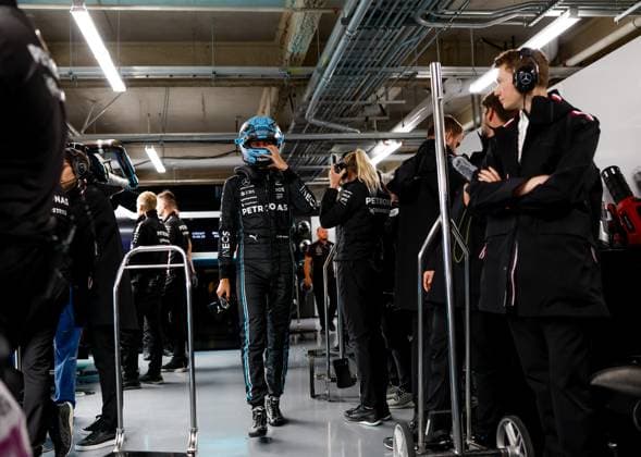 63 George Russell GBR, Mercedes AMG Petronas F1 Team , F1 Grand Prix of Canada at Circuit Gilles Villeneuve on June 17, 2023 in Montreal, Canada Photo by HOCH ZWEI Montreal Canada