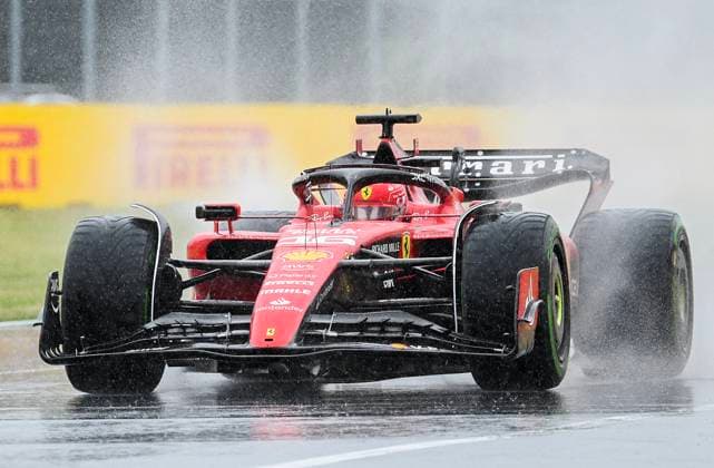 June 17, 2023, Montreal, PQ, Canada: Ferrari driver Charles Leclerc of Monaco, comes on track during the third practice session at the Canadian Grand Prix in Montreal, Saturday, June 17, 2023. Charles Leclerc,  - ZUMAc35_ 20230617_zaf_c35_043 Copyright: xGrahamxHughesx