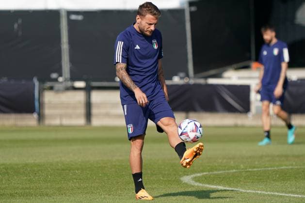 Ciro Immobile (Italy) during Training session for the Italia team, football UEFA Nations League match in Enschede, Netherlands, June 17 2023  Copyright: xEmmanuelexMastrodonato IPAxSportx xx 0 IPA_IPA38696555