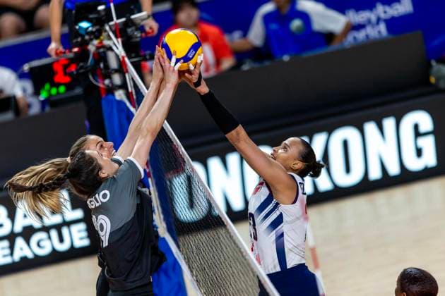 Volleyball, Women, Nations League, Dominican Republic - Canada