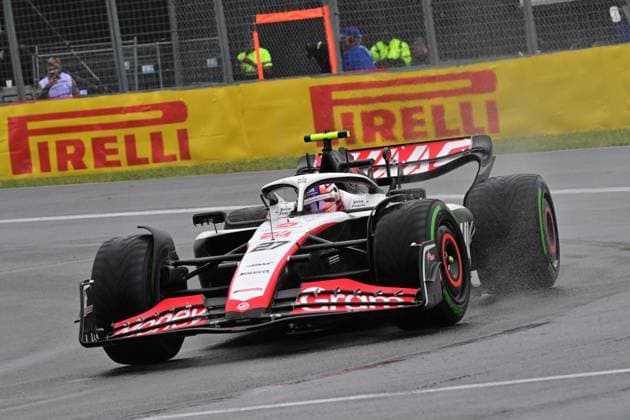 27 HULKENBERG Nico (ger), Haas F1 Team VF-23 Ferrari, action during the Formula 1 Pirelli Grand Prix du Canada, 8th round of the 2023 Formula One World Championship, WM, Weltmeisterschaft from June 16 to 18, 2023 on the Circuit Gilles Villeneuve, in MontrÃ al, Canada - F1 - CANADIAN GRAND PRIX 2023 DPPI Panoramic  00123020_CN1_3464
