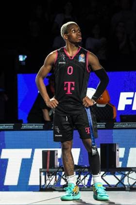GER, BBL, Playoffs, ratiopharm Ulm vs Telekom Baskets Bonn 16 06 2023, ratiopharm arena, New Ulm, GER, BBL, Playoffs, ratiopharm Ulm vs Telekom Baskets Bonn, in picture TJ Shorts II Bonn, 0 , disappointment at the award ceremony nordphotoxGmbHx xHafner nph00200