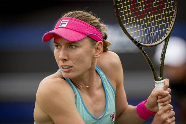 ROSMALEN - Ekaterina Alexandrova (RUS) in action against Veronika Kudermetova (RUS) during the final of the Libema Open tennis tournament in Rosmalen. AP SANDER KING xVIxANPxSportx xxANPxIVx 471900025 originalFilename: 471900025.jpg
