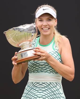 Mandatory Credit: Photo by Ryan Browne Shutterstock (13961302bc) Katie Boulter of Great Britain with the Women s Rothesay Open Cup. Rothesay Open, Day Seven, Tennis, Nottingham Tennis Centre, Nottingham, UK - 18 Jun 2023 Rothesay Open, Day Seven, Tennis, Nottingham Tennis Centre, Nottingham, UK - 18 Jun 2023 Copyright: xRyanxBrowne Shutterstockx 13961302bc