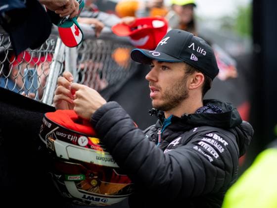 Pierre Gasly FRA, BWT Alpine F1 Team, 10 , Driver Arrival, CAN, Formula 1 World Championship, Canadian Grand Prix, Circuit de Gilles Villeneuve Montreal, Race, 18 06 2023 CAN, Formula 1 World Championship, Canadian Grand Prix, Circuit de Gilles Villeneuve Montreal, Race, 18 06 2023 Montreal Copyright: xEibner Memmlerx EP_MMR