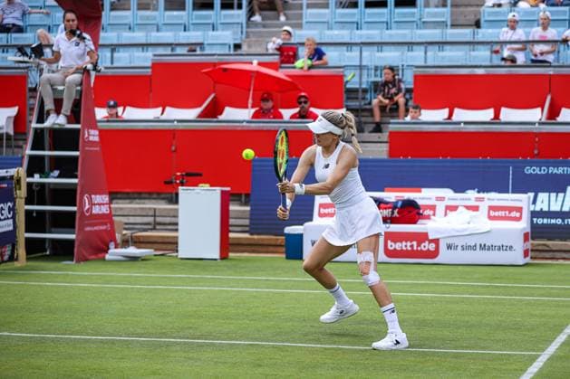 Eugenie Bouchard CAN, bett1open presented by ecotrans Group, Berlin, LTTC Rot Weiß Berlin, 18 06 2023, Copyright: xClaudioxGärtnerx