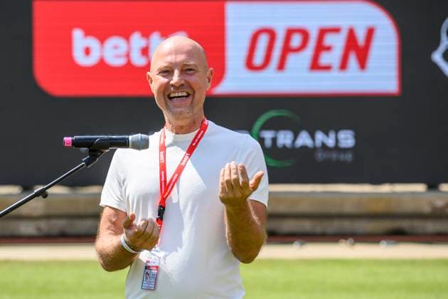 Adam Szpyt founder bett1 de sponsor, during the opening, GER, Berlin, Tennis bett1open, WTA 500, season 2022 2023, 18 06 23, 2023, Steffi Graf Stadium, GER, Berlin, Tennis bett1open, WTA 500, season 2022 2023, 18 06 23, 2023, Steffi Graf Stadium, photo Eibner Pressefoto Uwe Koch Berlin Copyright: xEibner-Pressefoto UwexKochx EP_UKH