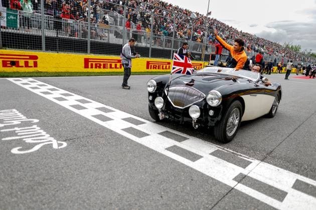4 Lando Norris GBR, McLaren F1 Team , F1 Grand Prix of Canada at Circuit Gilles Villeneuve on June 18, 2023 in Montreal, Canada Photo by HOCH ZWEI Montreal Canada