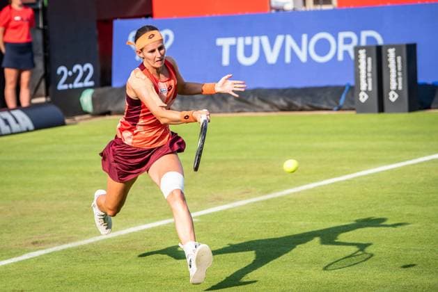 Bett1 Open WTA 500 Berlin, 18 06 2023 Greet Minnen Belgium Bett1 Open WTA 500 Steffi Graf Stadium, Rot Weiss Tennis Club, Berlin, 18 06 2023 Bett1Open Copyright: xBEAUTIFULxSPORTS LucianoxLimax