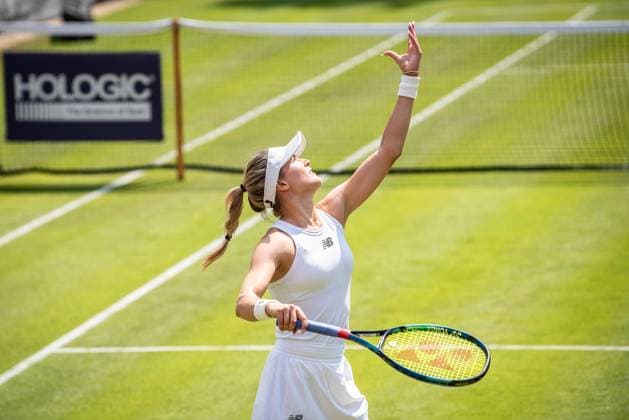 Bett1 Open WTA 500 Berlin, 18 06 2023 Eugenie Bouchard Canada Bett1 Open WTA 500 Steffi Graf Stadium, Rot Weiss Tennis Club, Berlin, 18 06 2023 Bett1Open Copyright: xBEAUTIFULxSPORTS LucianoxLimax