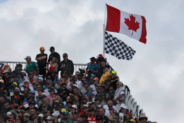 F1 Grand Prix Of Canada Fans during the Formula 1 Grand Prix of Canada at Circuit Gilles Villeneuve in Montreal, Canada on June 18, 2023. Montreal Canada  Copyright: xJakubxPorzyckix originalFilename:porzycki-f1grandp230618_npmPy.jpg