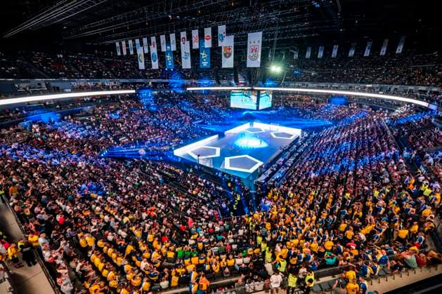 Cologne, Germany 17 June 2032 Handball EHF CL Final4 22 23 Final SC Magdeburg Kielce Cologne Lanxess Arena North Rhine Westphalia Germany