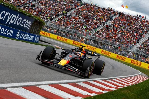 1 Max Verstappen NLD, Oracle Red Bull Racing , F1 Grand Prix of Canada at Circuit Gilles Villeneuve on June 18, 2023 in Montreal, Canada Photo by HOCH ZWEI Montreal Canada