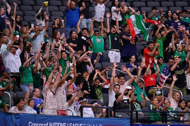 RECORD DATE NOT STATED CONCACAF NATIONS LEAGUE 2022-2023 Panama vs Mexico Third Place fans o Aficion during the game Panama vs Mexico (Mexican national team, Nationalteam , corresponding to Third Place of Final Four of the CONCACAF Nations League 2022-2023, at Allegiant Stadium, on June 18, 2023. <br><br> fans o Aficion durante el partido Panama vs Mexico (Seleccion Mexicana), correspondiente por el Tercer Lugar de la Final Four de la Liga de Naciones CONCACAF 2022-2023, en el Allegiant Stadium, el 18 de junio de 2023. LAS VEGAS NEVADA ESTADOS UNIDOS  Copyright: xJorgexMartinezx 20230618183547_CNL_23_3RD_PAN_MEX_FANS349