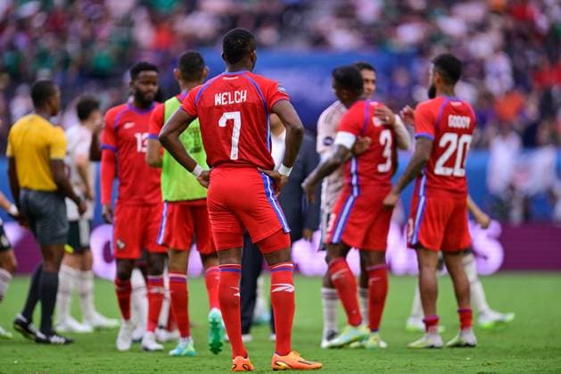 RECORD DATE NOT STATED CONCACAF NATIONS LEAGUE 2022-2023 Panama vs Mexico Third Place Jovani Welch of Panama during the game Panama vs Mexico (Mexican national team, Nationalteam , corresponding to Third Place of Final Four of the CONCACAF Nations League 2022-2023, at Allegiant Stadium, on June 18, 2023. <br><br> Jovani Welch de Panama durante el partido Panama vs Mexico (Seleccion Mexicana), correspondiente por el Tercer Lugar de la Final Four de la Liga de Naciones CONCACAF 2022-2023, en el Allegiant Stadium, el 18 de junio de 2023. LAS VEGAS NEVADA ESTADOS UNIDOS  Copyright: xJorgexMartinezx 20230618191755_CNL_23_3RD_PAN_MEX_WELCH392