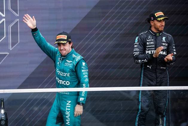 14 Fernando Alonso ESP, Aston Martin Aramco Cognizant F1 Team , F1 Grand Prix of Canada at Circuit Gilles Villeneuve on June 18, 2023 in Montreal, Canada Photo by HOCH ZWEI Montreal Canada