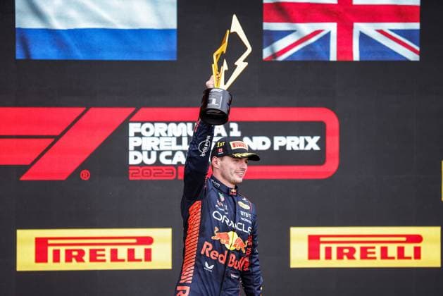 1 Max Verstappen NLD, Oracle Red Bull Racing , F1 Grand Prix of Canada at Circuit Gilles Villeneuve on June 18, 2023 in Montreal, Canada Photo by HOCH ZWEI Montreal Canada