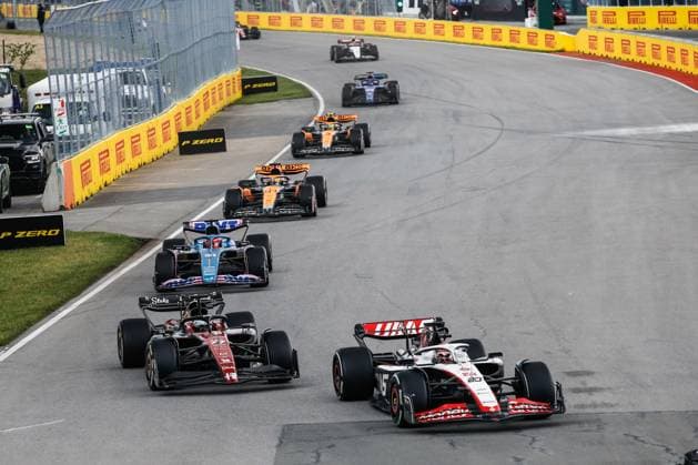 20 Kevin Magnussen DNK, MoneyGram Haas F1 Team , 77 Valtteri Bottas FIN, Alfa Romeo F1 Team Stake , F1 Grand Prix of Canada at Circuit Gilles Villeneuve on June 18, 2023 in Montreal, Canada Photo by HOCH ZWEI Montreal Canada
