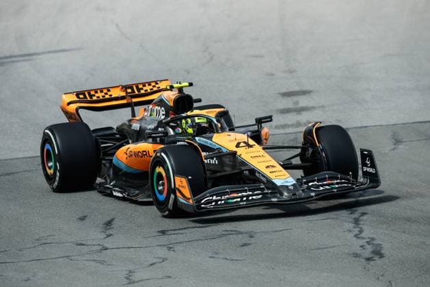 4 Lando Norris GBR, McLaren F1 Team , F1 Grand Prix of Canada at Circuit Gilles Villeneuve on June 18, 2023 in Montreal, Canada Photo by HOCH ZWEI Montreal Canada