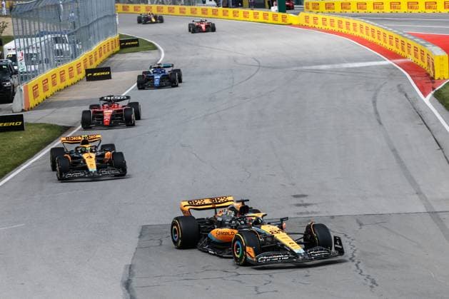 81 Oscar Piastri AUS, McLaren F1 Team , 4 Lando Norris GBR, McLaren F1 Team , F1 Grand Prix of Canada at Circuit Gilles Villeneuve on June 18, 2023 in Montreal, Canada Photo by HOCH ZWEI Montreal Canada