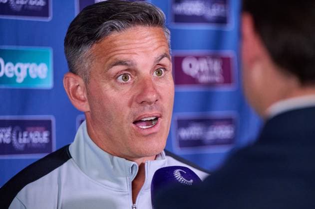 RECORD DATE NOT STATED CONCACAF NATIONS LEAGUE 2022-2023 Canada vs United States Final John Herdman head coach of Canada during the game Canada vs United States (USA), corresponding to Great Final Four of the CONCACAF Nations League 2022-2023, at Allegiant Stadium, on June 18, 2023. <br><br> John Herdman Director Tecnico de Canada durante el partido Canada vs Estados Unidos (EUA), correspondiente a la Gran Final del Final Four de la Liga de Naciones CONCACAF 2022-2023, en el Allegiant Stadium, el 18 de junio de 2023. LAS VEGAS NEVADA ESTADOS UNIDOS  Copyright: xCristianxdexMarchenax 20230618184105_CNL_23_F_CAN_USA_HERDMAN33