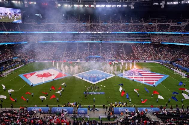 RECORD DATE NOT STATED CONCACAF NATIONS LEAGUE 2022-2023 Canada vs United States Final General View during the game Canada vs United States (USA), corresponding to Great Final Four of the CONCACAF Nations League 2022-2023, at Allegiant Stadium, on June 18, 2023. <br><br> Vista General durante el partido Canada vs Estados Unidos (EUA), correspondiente a la Gran Final del Final Four de la Liga de Naciones CONCACAF 2022-2023, en el Allegiant Stadium, el 18 de junio de 2023. LAS VEGAS NEVADA ESTADOS UNIDOS  Copyright: xCristianxdexMarchenax 20230618202947_CNL_23_F_CAN_USA_GENERAL136