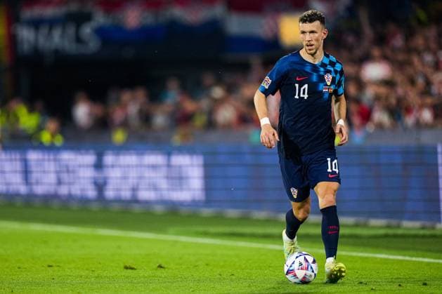 Nations League: Croatia v Spain Rotterdam - Ivan Perisic of Croatia during the match between Croatia v Spain at Stadion Feijenoord De Kuip on 18 June 2023 in Rotterdam, Netherlands. Copyright: xTomxBodex