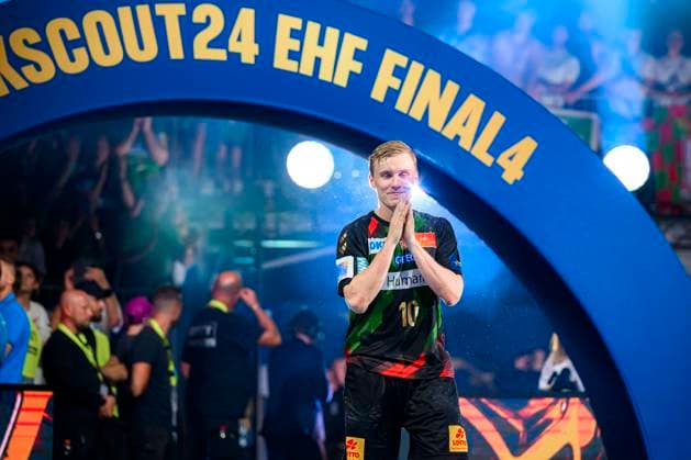 Koeln, Germany 17 June 2032 Handball EHF CL Final4 22 23 Final SC Magdeburg Kielce Gisli Thorgeir Kristjansson SC Magdeburg Koeln Lanxess Arena Nordrhein Westfalen Germany