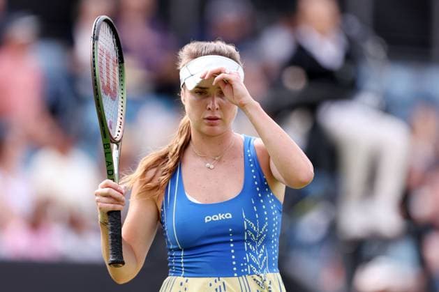 Mandatory Credit: Photo by Ryan Browne Shutterstock (13975088au) Elina Svitolina of Ukraine in her round of 32 match against Linda Fruhvirtova of the Czech Republic. Rothesay Classic, Day One, Tennis, Edgbaston Priory Club, Birmingham, UK - 19 Jun 2023 Rothesay Classic, Day One, Tennis, Edgbaston Priory Club, Birmingham, UK - 19 Jun 2023 Copyright: xRyanxBrowne Shutterstockx 13975088au