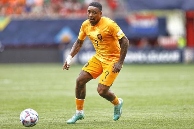ENSCHEDE, 18-06-2023 , Stadium Grolsch Veste, Nations League 2022 2023 game for the 3rd and 4th place between Netherlands and Italy 2-3. Steven Bergwijn Netherlands - Italy  x21386448x Copyright: