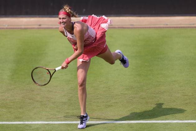 Karolina Pliskova, CZE, during first round at 2023 bett1 Open in Berlin, 19 06 2023