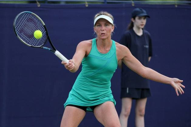 Ilkley Tennis Club, England, June 19th 2023: Maddison Inglis during the W100 Ilkley against Katrina Scott at Ilkley Tennis Club (Sean Chandler SPP) Copyright: xSeanxChandlerx xSPPx spp-en-SeChSp-W100 Ilkley - Katrina Scott v Maddison Inglis - Ilkley Tennis Club-3