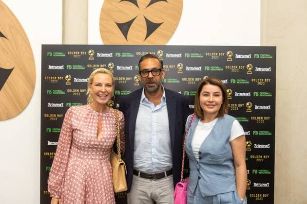 Foto Stefano Porta LaPresse 20-06-2023 Milano, Italia - Cronaca - Gallerie d™Italia. Lancio Globale dell™indice dei 100 giocatori golden boy di Tuttosport Nella foto Rafaela Pimenta con Andres Blazques June 20, 2023 Milan, Italy - News - Galleries of Italy. Global launch of the index of the 100 golden boy players of Tuttosport  Copyright: xStefanoxPorta LaPressex