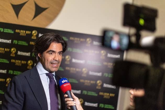 Foto Stefano Porta LaPresse 20-06-2023 Milano, Italia - Cronaca - Gallerie d™Italia. Lancio Globale dell™indice dei 100 giocatori golden boy di Tuttosport Nella foto Federico Pastorello June 20, 2023 Milan, Italy - News - Galleries of Italy. Global launch of the index of the 100 golden boy players of Tuttosport  Copyright: xStefanoxPorta LaPressex
