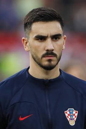 Josip Sutalo (CRO), JUNE 18, 2023 - Football Soccer : UEFA Nations League final match between Croatia 0 (PK 4-5) 0 Spain at the Stadion Feijenoord De Kuip in Rotterdam, Netherlands. Noxthirdxpartyxsales  (222191156)