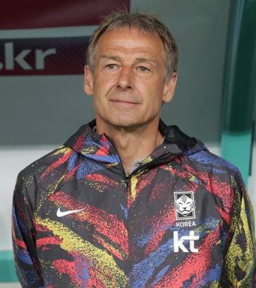 (230620) -- DAEJEON, June 20, 2023 -- South Korea s head coach Jurgen Klismann reacts prior to a friendly match between South Korea and El Salvador in Daejeon, South Korea, June 20, 2023. (Photo by Xinhua) (SP)SOUTH KOREA-DAEJEON-FOOTBALL-FRIENDLY MATCH-SOUTH KOREA VS EL SALVADOR JamesxLee 
