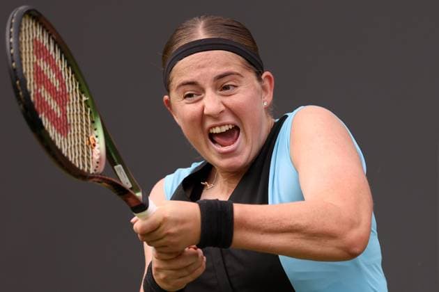 Mandatory Credit: Photo by Ryan Browne Shutterstock (13975264j) Jelena Ostapenko of Latvia during her round of 32 game against Linda Noskova of the Czech Republic. Rothesay Classic, Day Two, Tennis, Edgbaston Priory Club, Birmingham, UK - 20 Jun 2023 Rothesay Classic, Day Two, Tennis, Edgbaston Priory Club, Birmingham, UK - 20 Jun 2023 Copyright: xRyanxBrowne Shutterstockx 13975264j
