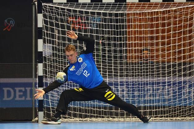 Parade of Lasse Ludwig Germany Germany vs Libya, handball, U21 World Cup, 20 06 2023 Germany vs Libya, handball, U21 World Cup, 20 06 2023 Hannover, Germany Copyright: xEibner-Pressefotox EP_RWS