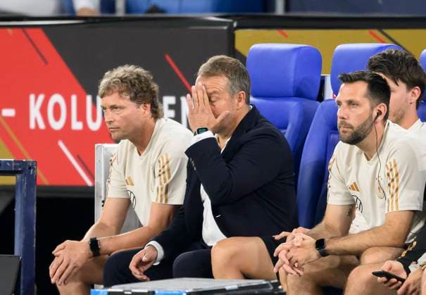 Coach Hans Dieter Hansi FLICK GER disappointed Football friendly match, Germany GER Colombia COL , on 20 06 2023 in Gelsenkirchen Germany Â