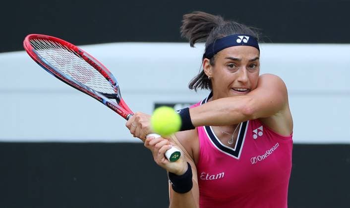 Caroline Garcia FRA , Centre Court at the tennis facility of LTTC Rot Weiss e V Steffi Graf Stadium Tennis bett1 open WTA 500 tournament on grass women season 2022 2023 21 06 2023