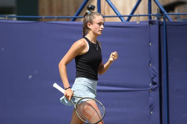 Ilkley Tennis Club, Ilkley, England, June 21st 2023: Isabelle Lacy during the W100 Ilkley against Aliona Bolsova at Ilkley Tennis Club (Sean Chandler SPP) Copyright: xSeanxChandlerx xSPPx spp-en-SeChSp-W100 Ilkley - Isabelle Lacy v Aliona Bolsova - Ilkley Tennis Club-3401