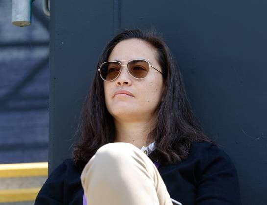 21st June 2023; Edgbaston Priory Club, Birmingham, England: Rothesay Classic Birmingham, Day 3; Anne Viensouk Keothavong MBE former British tennis player watches play on centre court  ActionPlus12521953 RogerxEvans