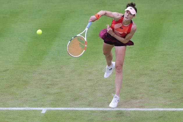 Alize Cornet, FRA, during first round at 2023 bett1 Open in Berlin, 21 06 2023